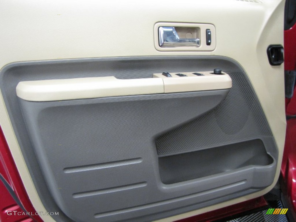 2007 Edge SEL AWD - Redfire Metallic / Camel photo #9