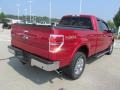 2012 Red Candy Metallic Ford F150 Lariat SuperCab 4x4  photo #11