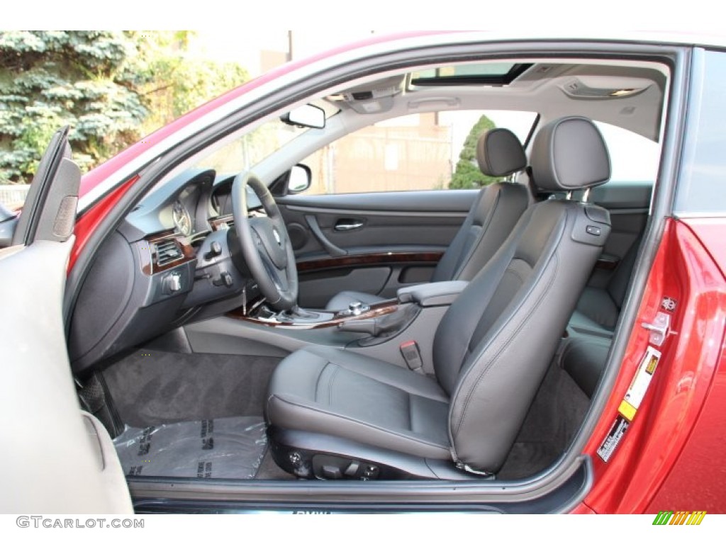 2013 3 Series 328i Coupe - Vermillion Red Metallic / Black photo #11