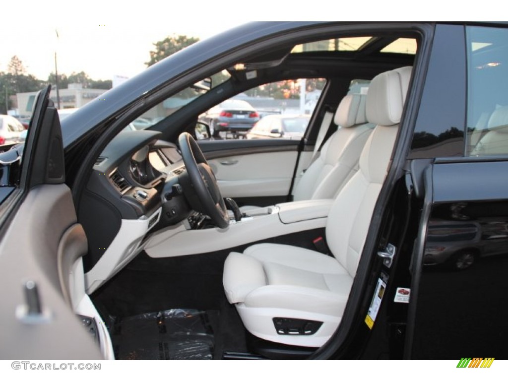 Ivory White Interior 2013 BMW 5 Series 550i Gran Turismo Photo #85605180