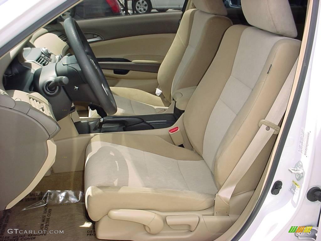 2008 Accord LX Sedan - Taffeta White / Ivory photo #10