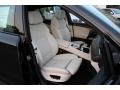 2013 BMW 5 Series Ivory White Interior Front Seat Photo