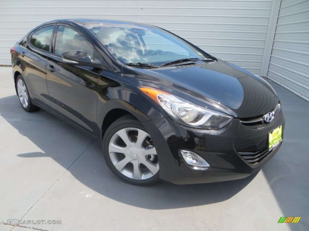 Black Hyundai Elantra