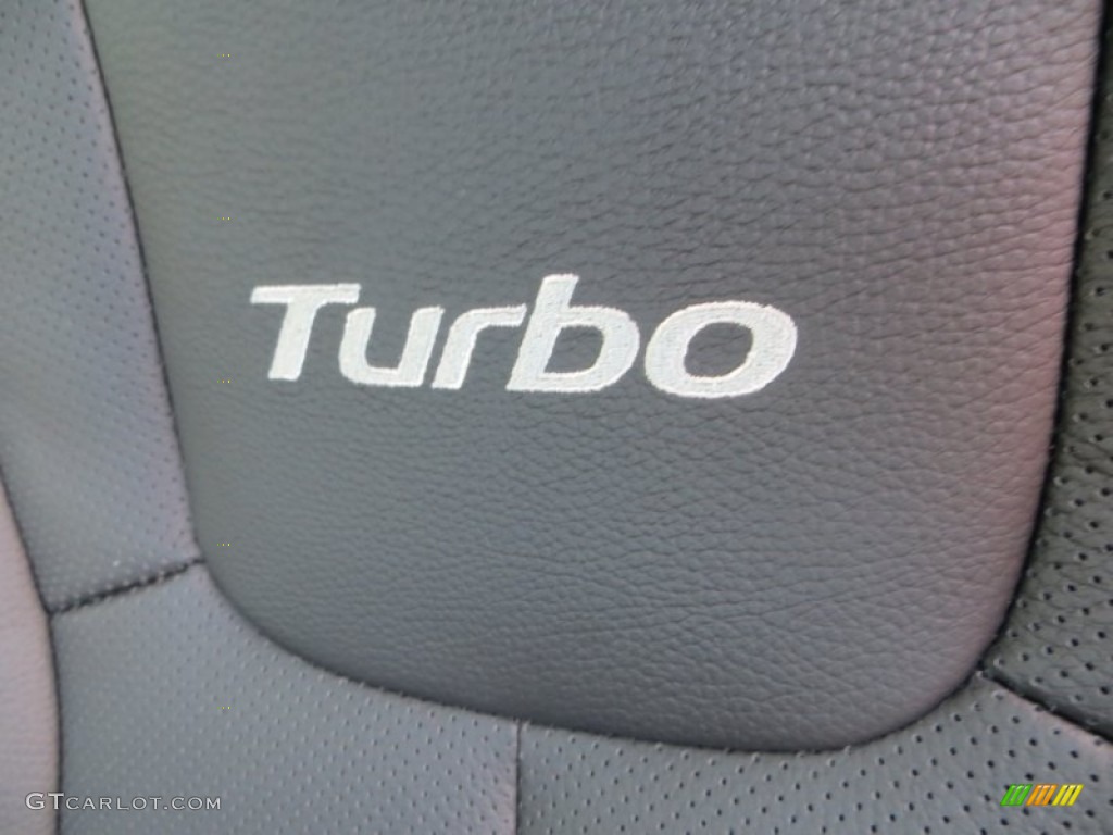 2013 Veloster Turbo - Vitamin C / Black photo #26