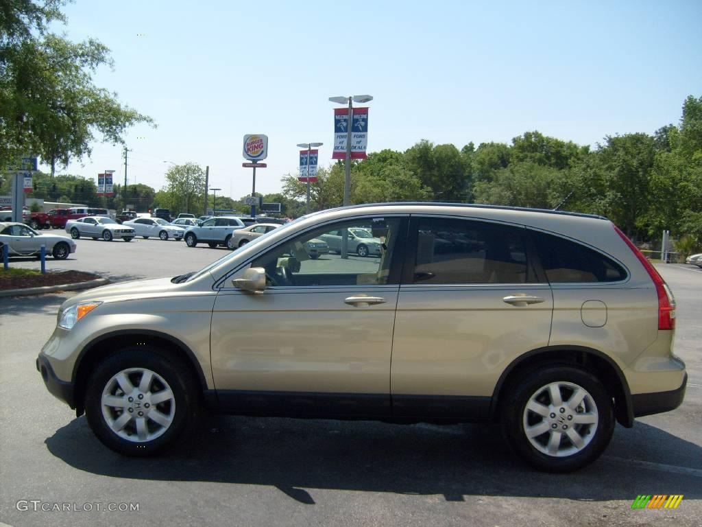 2007 CR-V EX-L - Borrego Beige Metallic / Ivory photo #6