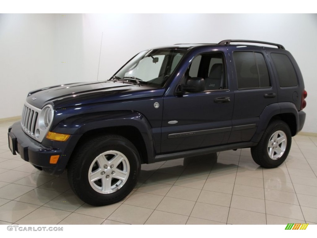 Midnight Blue Pearl 2007 Jeep Liberty Sport 4x4 Exterior Photo #85608304