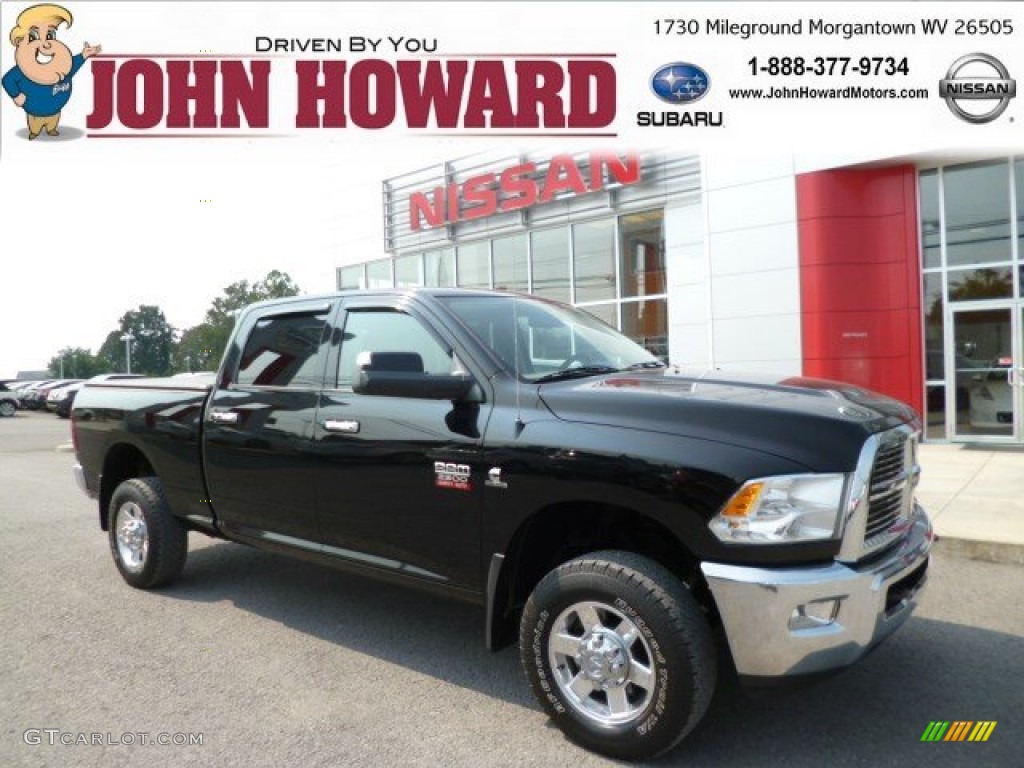 2012 Ram 2500 HD Big Horn Crew Cab 4x4 - Black / Dark Slate/Medium Graystone photo #1