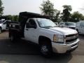 2014 Summit White Chevrolet Silverado 3500HD WT Regular Cab 4x4 Dump Truck  photo #4