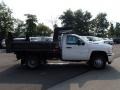 Summit White - Silverado 3500HD WT Regular Cab 4x4 Dump Truck Photo No. 5