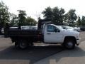 2014 Summit White Chevrolet Silverado 3500HD WT Regular Cab 4x4 Dump Truck  photo #5