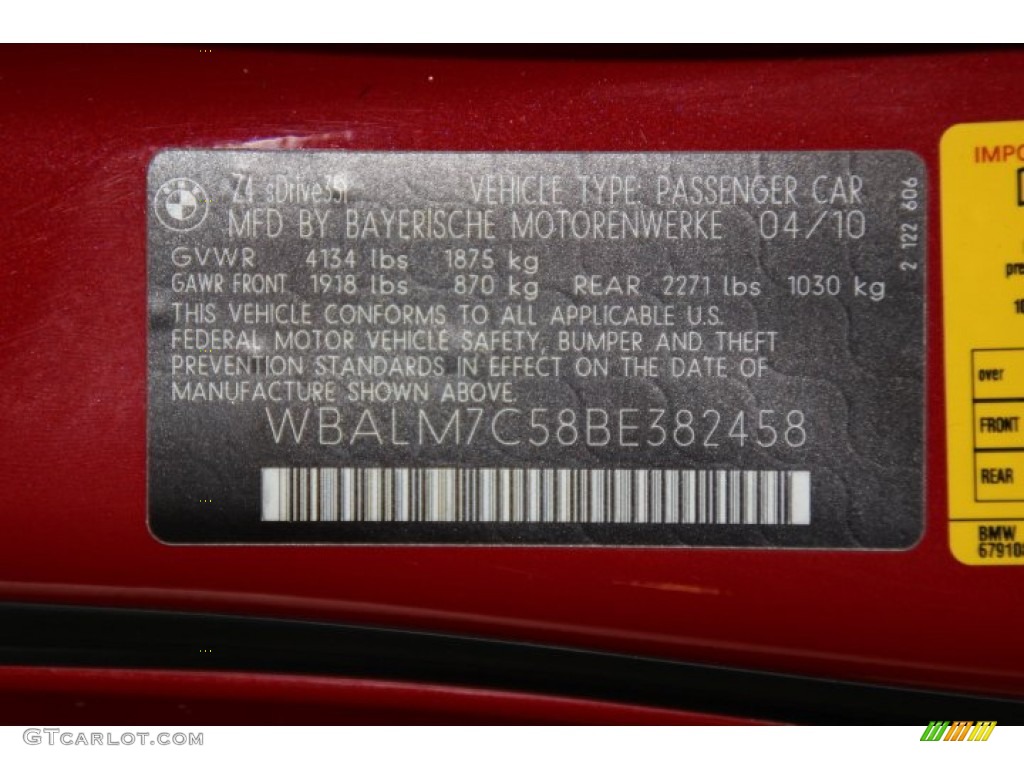 2011 Z4 sDrive35i Roadster - Melbourne Red Metallic / Beige photo #29