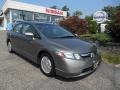 2008 Galaxy Gray Metallic Honda Civic Hybrid Sedan  photo #1