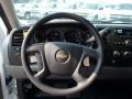 Dark Titanium 2014 Chevrolet Silverado 3500HD WT Regular Cab 4x4 Dump Truck Steering Wheel