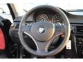 Coral Red/Black Dakota Leather Steering Wheel Photo for 2011 BMW 3 Series #85608841