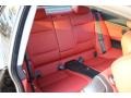 Coral Red/Black Dakota Leather Rear Seat Photo for 2011 BMW 3 Series #85609019
