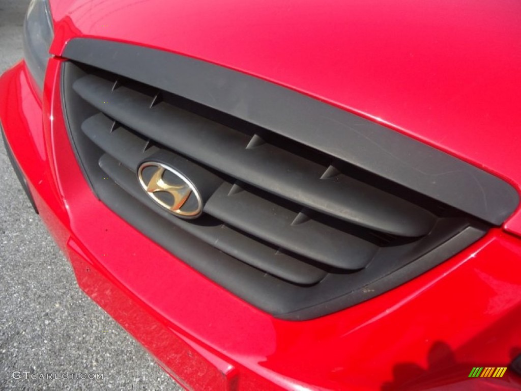 2005 Elantra GT Hatchback - Rally Red / Gray photo #23