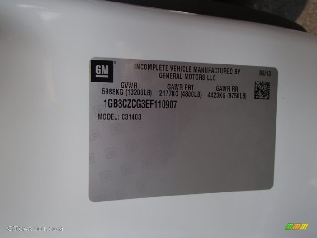 2014 Chevrolet Silverado 3500HD WT Regular Cab Stake Truck Info Tag Photos
