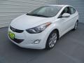 2013 Shimmering White Hyundai Elantra Limited  photo #7