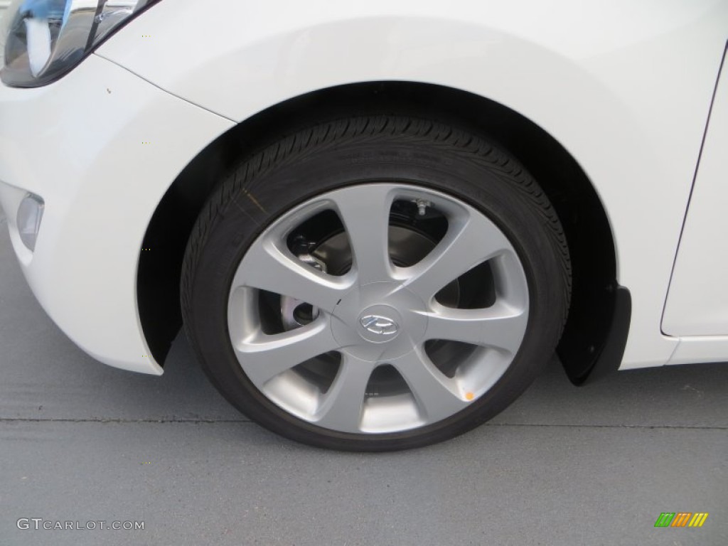 2013 Elantra Limited - Shimmering White / Beige photo #11