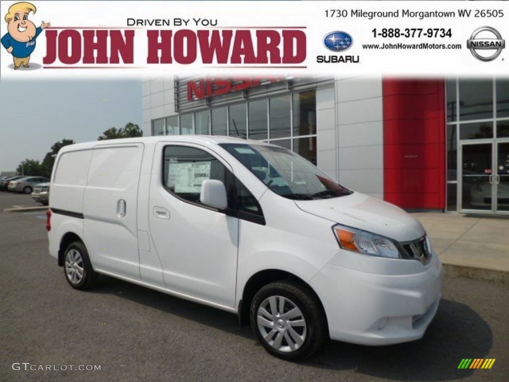 2013 NV200 SV - Fresh Powder White / Gray photo #1