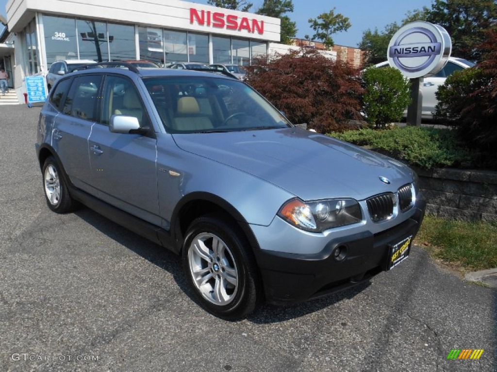 Blue Water Metallic BMW X3