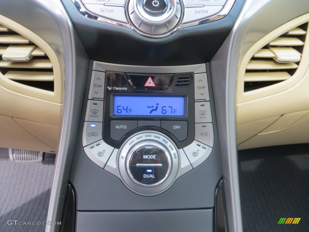 2013 Elantra Limited - Shimmering White / Beige photo #30
