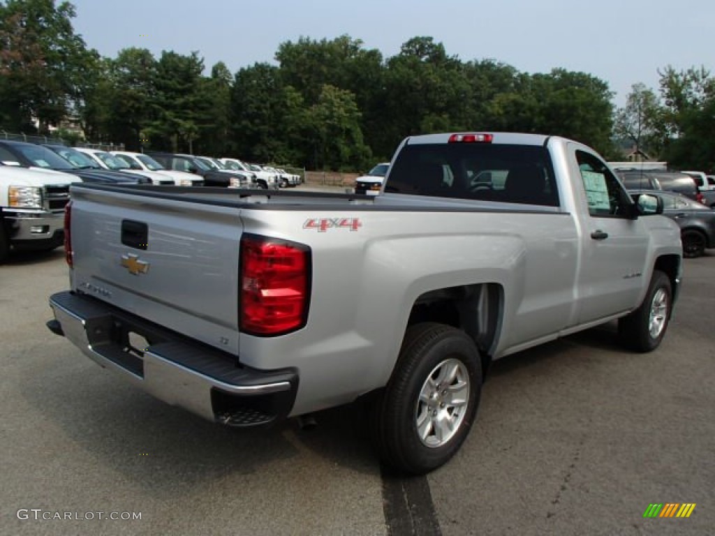 2014 Silverado 1500 LT Regular Cab 4x4 - Silver Ice Metallic / Jet Black photo #6