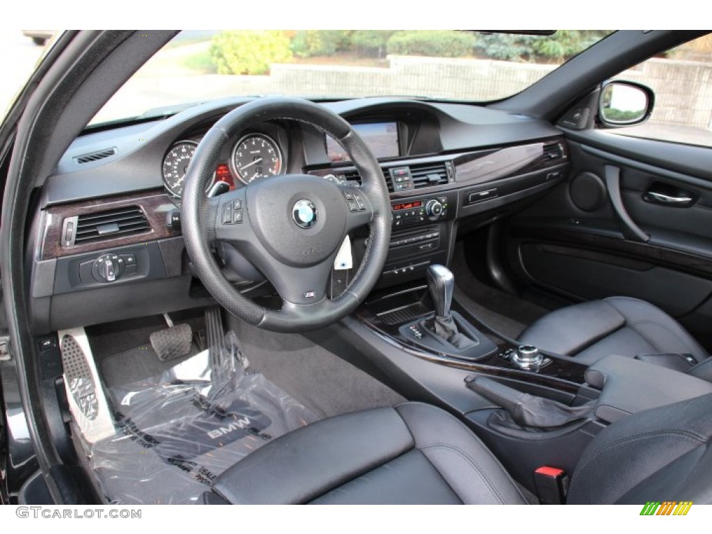 Black Interior 2011 BMW 3 Series 335i xDrive Coupe Photo #85610851