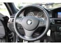 Black 2011 BMW 3 Series 335i xDrive Coupe Steering Wheel