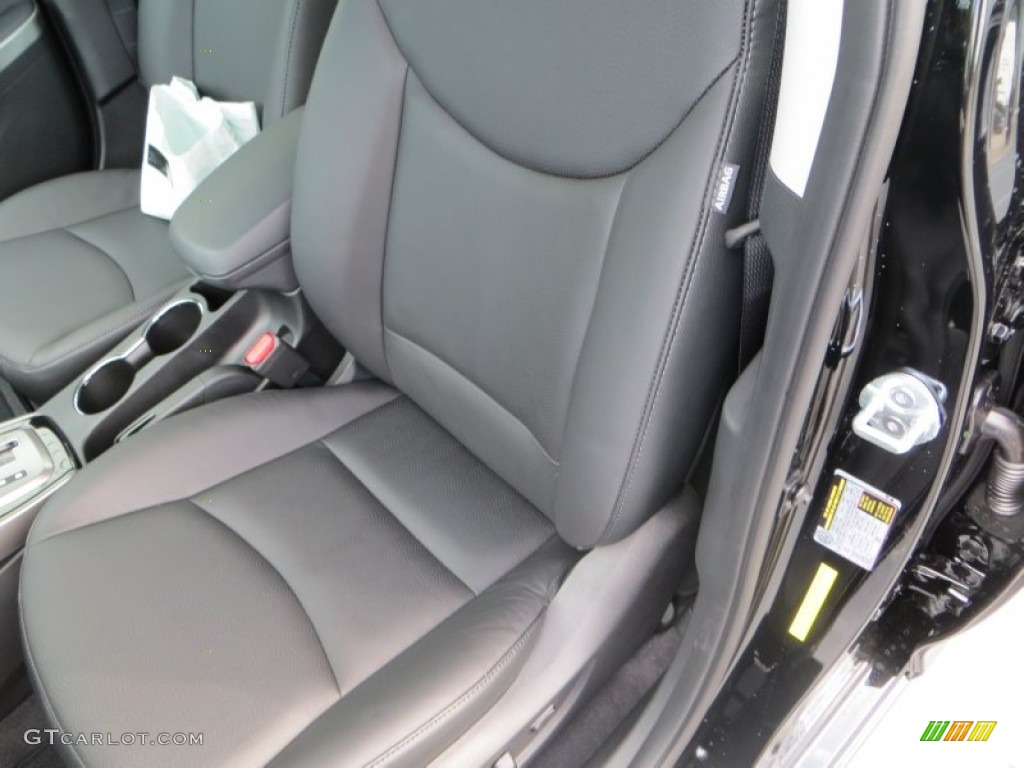 2013 Elantra Limited - Midnight Black / Black photo #22