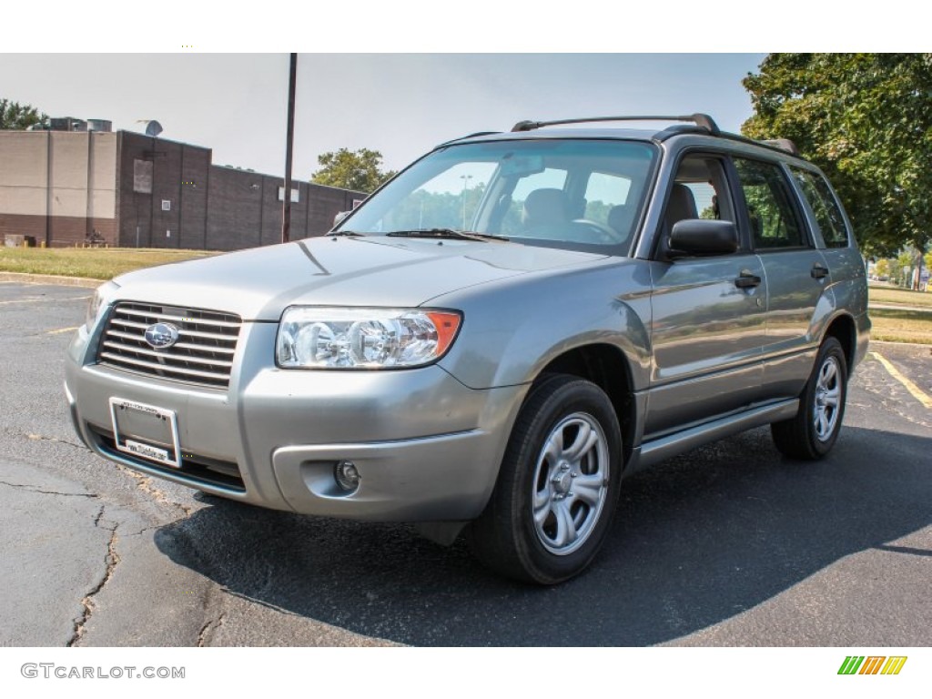 2007 Forester 2.5 X - Crystal Gray Metallic / Graphite Gray photo #1