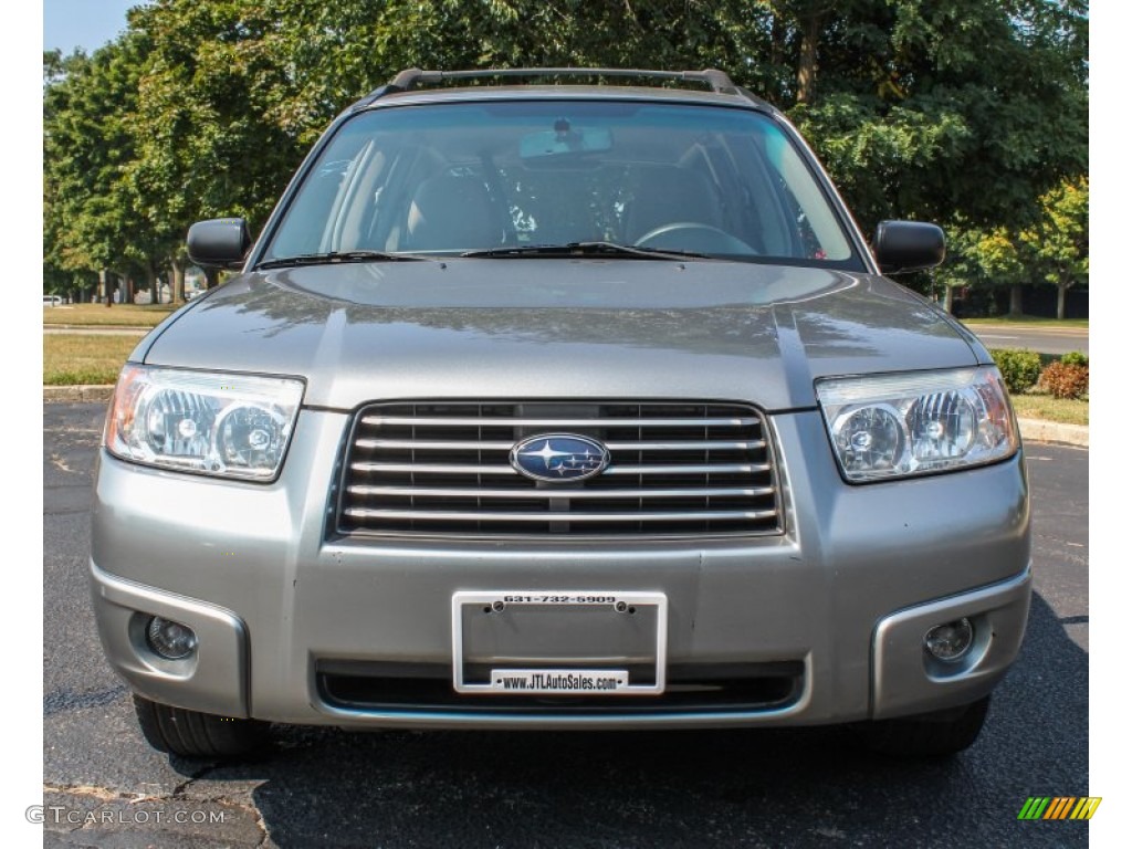 2007 Forester 2.5 X - Crystal Gray Metallic / Graphite Gray photo #2