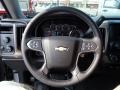 Jet Black Steering Wheel Photo for 2014 Chevrolet Silverado 1500 #85611403