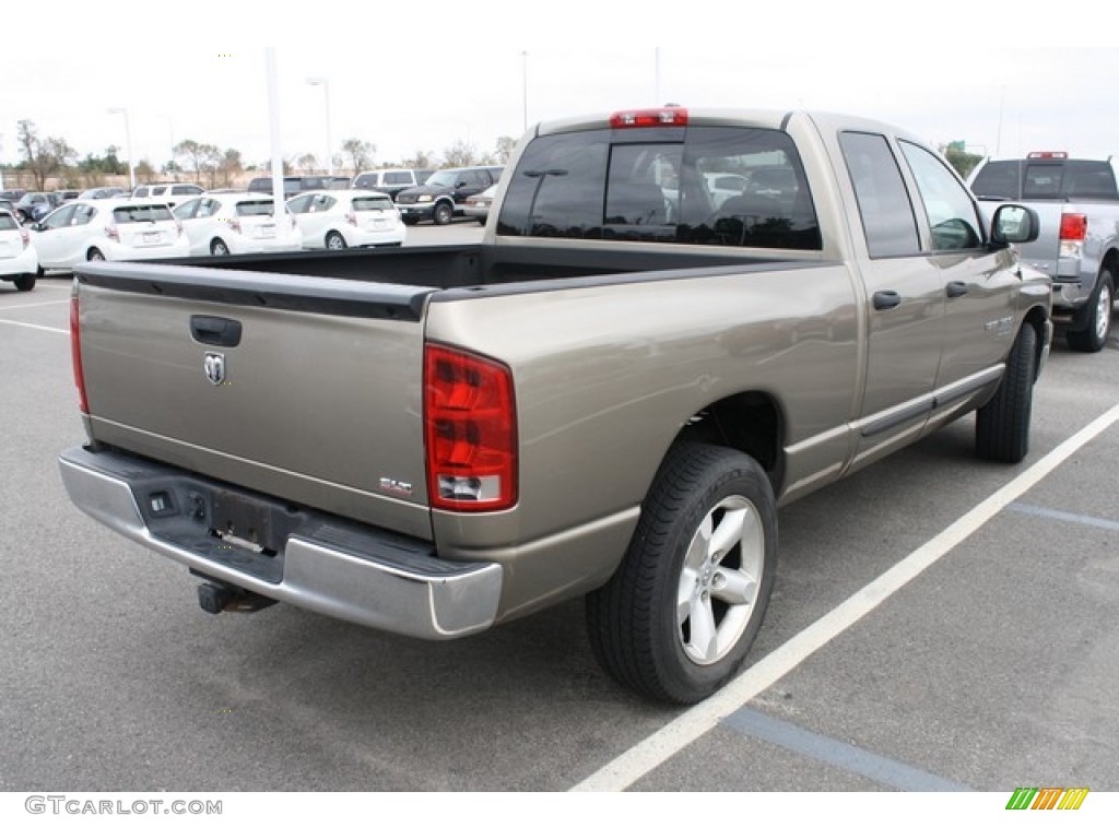 2006 Ram 1500 SLT Quad Cab - Light Khaki Metallic / Khaki Beige photo #2