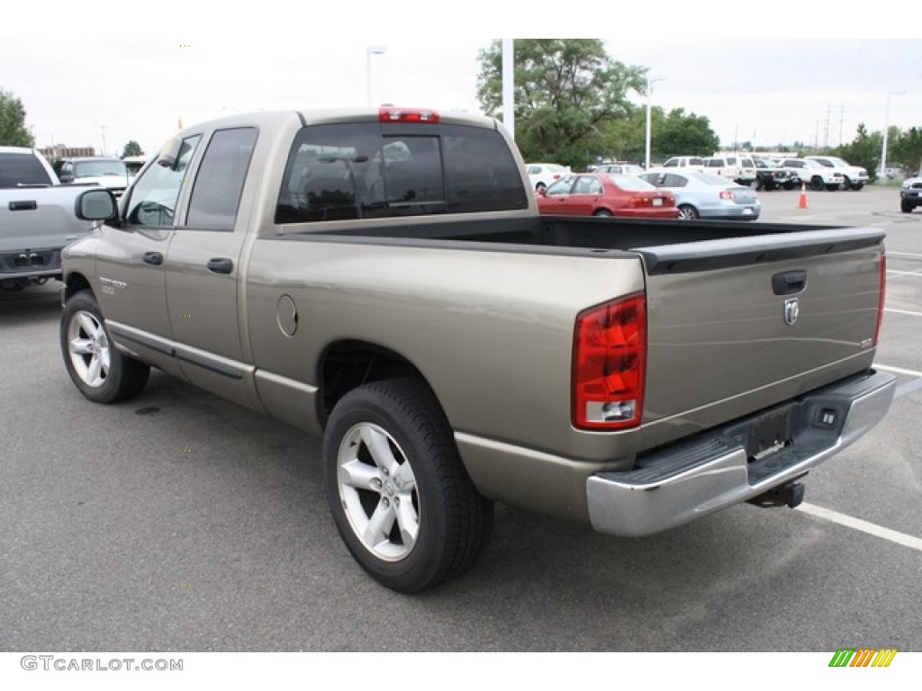 2006 Ram 1500 SLT Quad Cab - Light Khaki Metallic / Khaki Beige photo #3