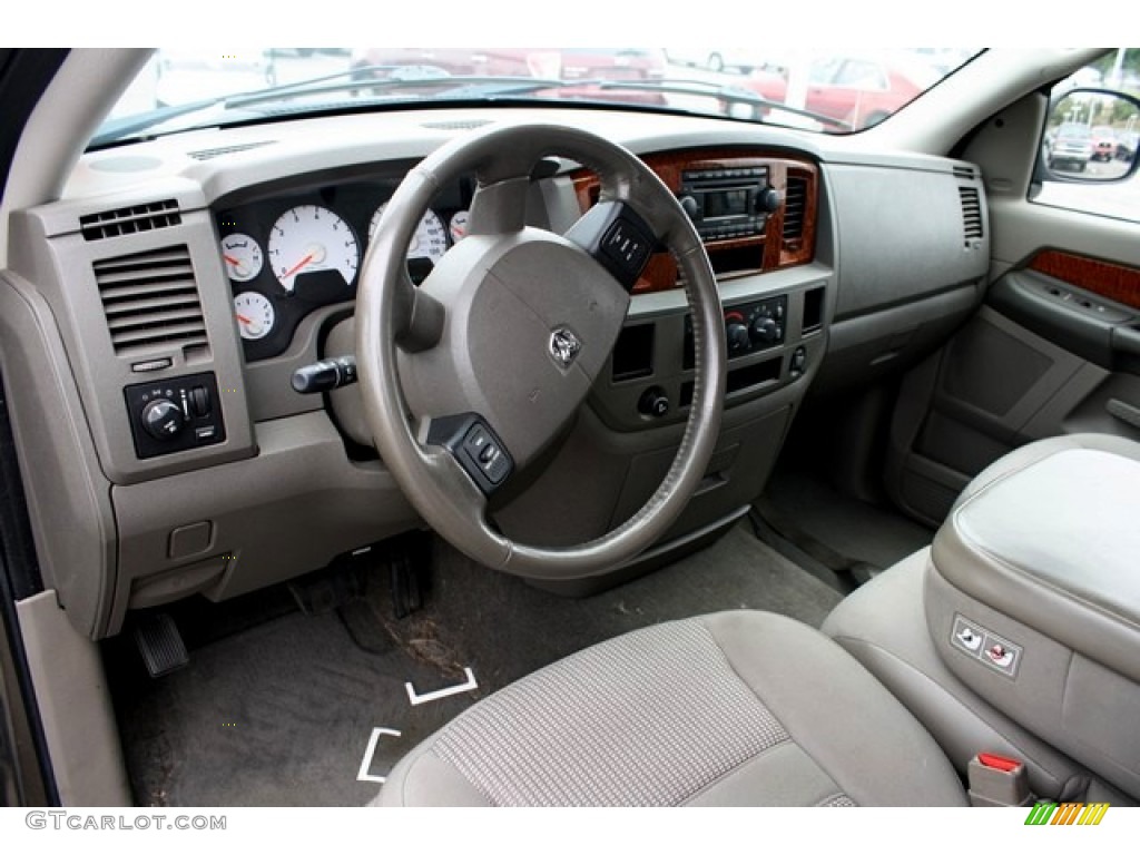 2006 Ram 1500 SLT Quad Cab - Light Khaki Metallic / Khaki Beige photo #5