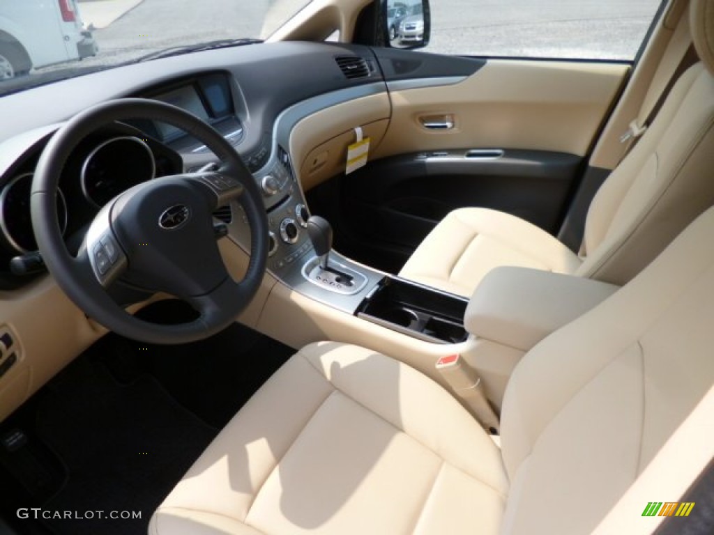 Desert Beige Interior 2014 Subaru Tribeca 3.6R Limited Photo #85612330