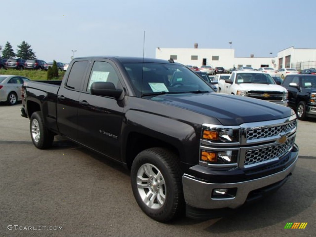Tungsten Metallic 2014 Chevrolet Silverado 1500 LT Double Cab 4x4 Exterior Photo #85612402