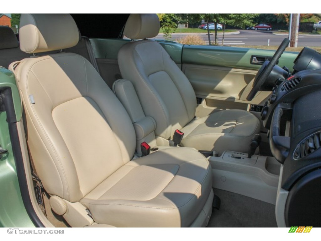 2007 New Beetle 2.5 Convertible - Gecko Green Metallic / Cream photo #10