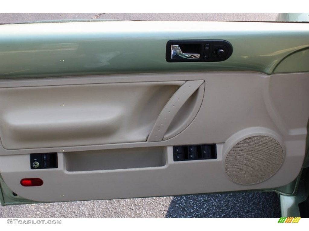 2007 New Beetle 2.5 Convertible - Gecko Green Metallic / Cream photo #11
