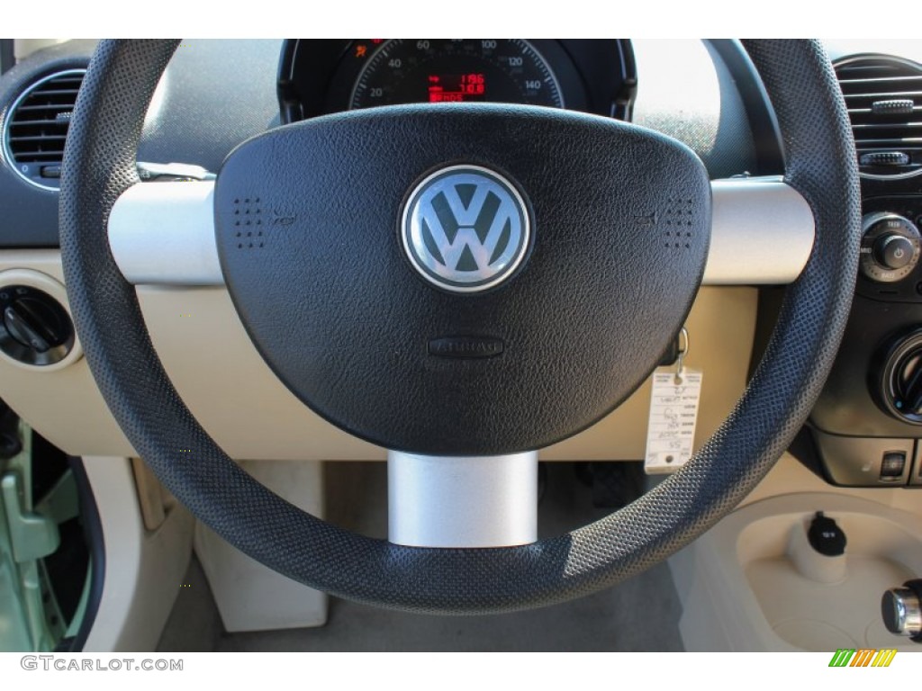 2007 New Beetle 2.5 Convertible - Gecko Green Metallic / Cream photo #15