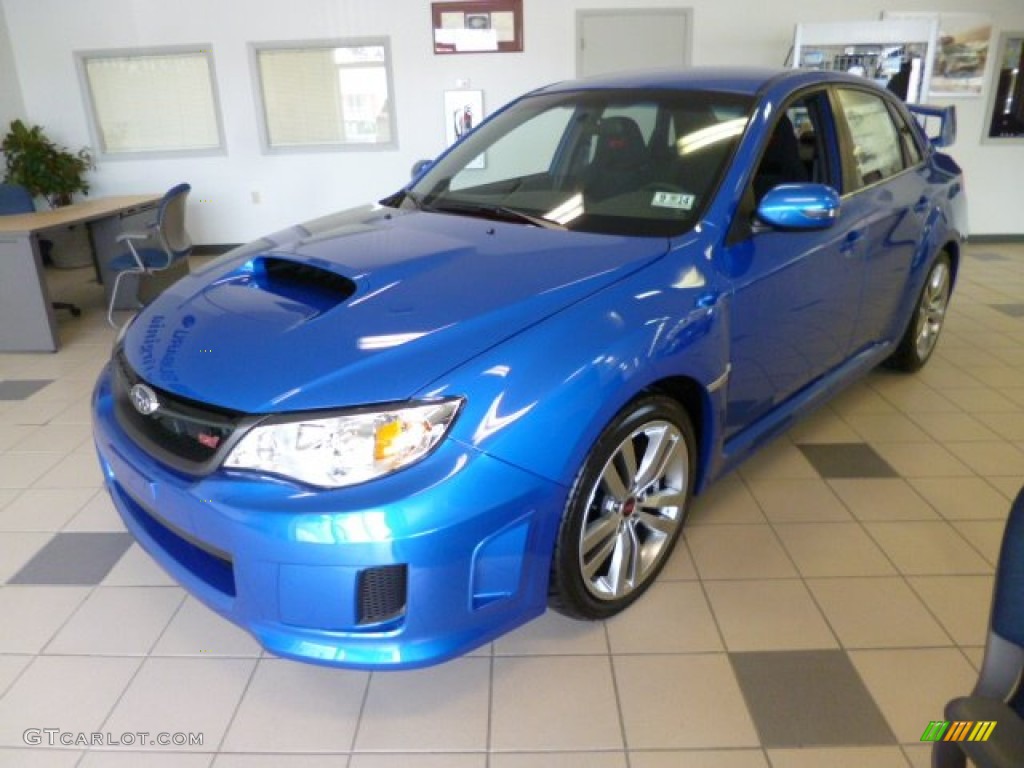WR Blue Pearl 2014 Subaru Impreza WRX STi 4 Door Exterior Photo #85612879