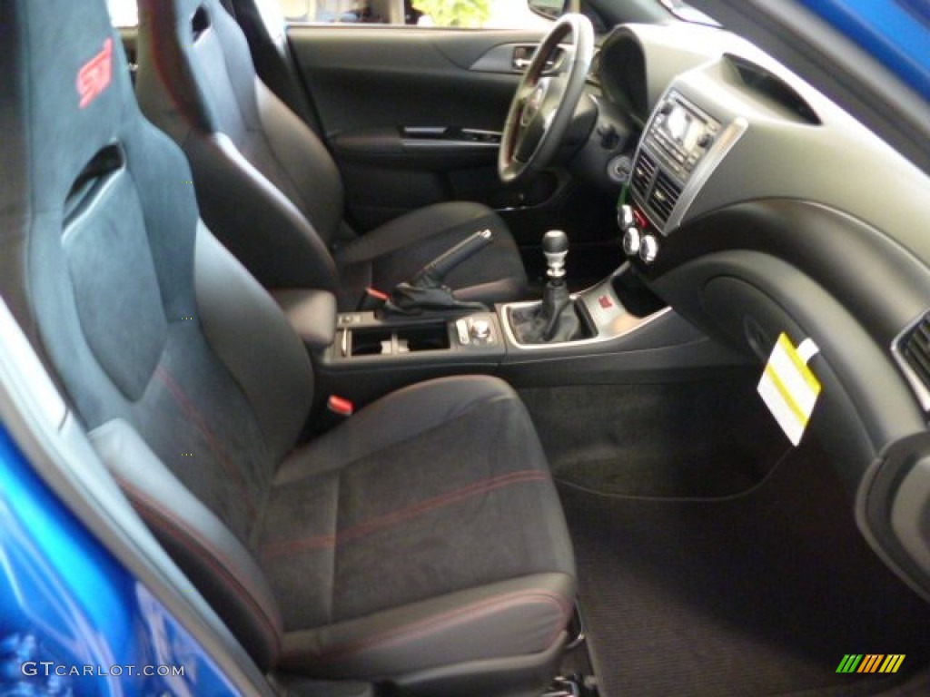 STI Black Alcantara/ Carbon Black Leather Interior 2014 Subaru Impreza WRX STi 4 Door Photo #85613038