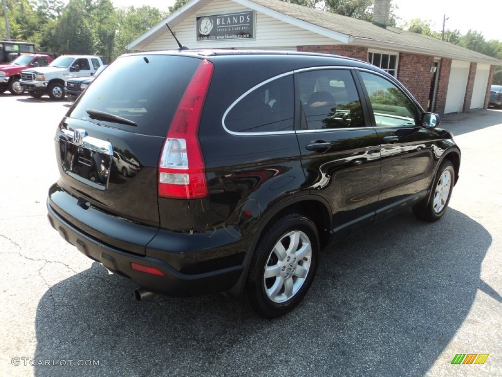 2008 CR-V EX 4WD - Nighthawk Black Pearl / Black photo #3