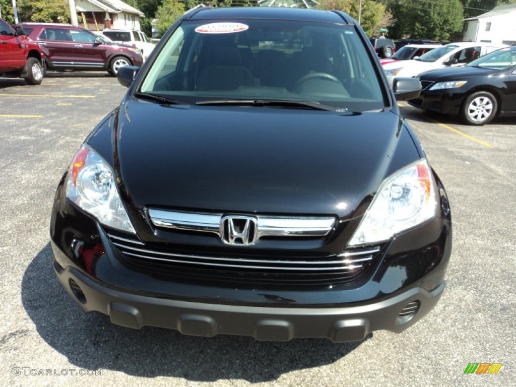 2008 CR-V EX 4WD - Nighthawk Black Pearl / Black photo #22