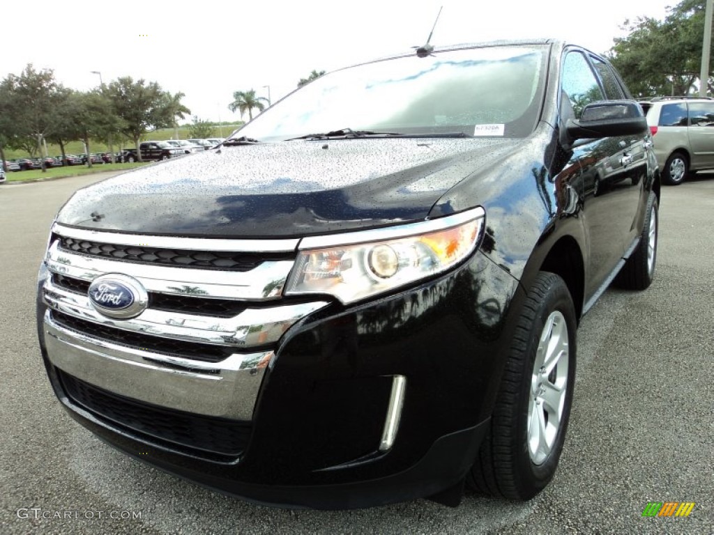 2011 Edge SEL - Ebony Black / Medium Light Stone photo #14