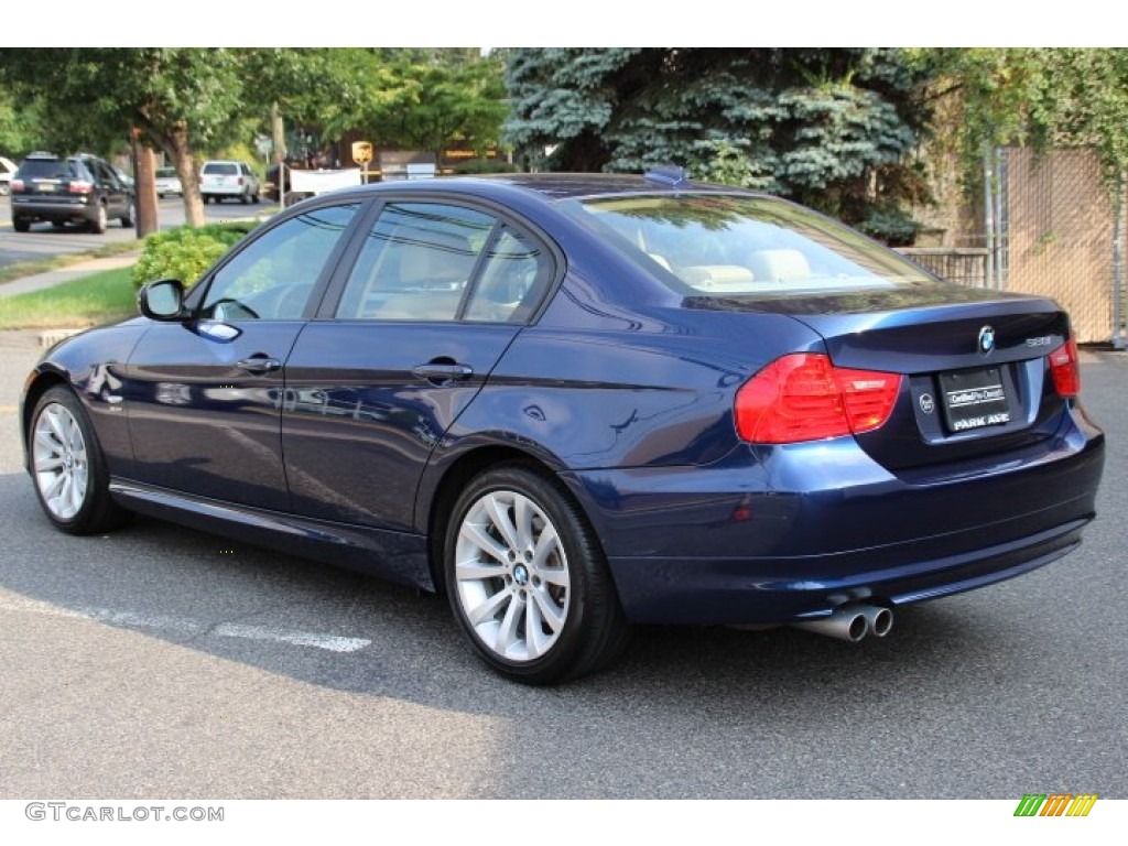 2011 3 Series 328i xDrive Sedan - Deep Sea Blue Metallic / Beige photo #7