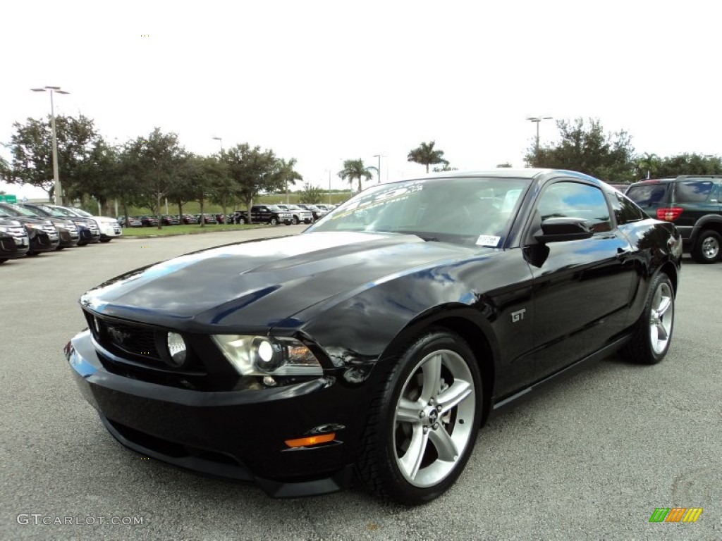 Black 2010 Ford Mustang GT Premium Coupe Exterior Photo #85615515