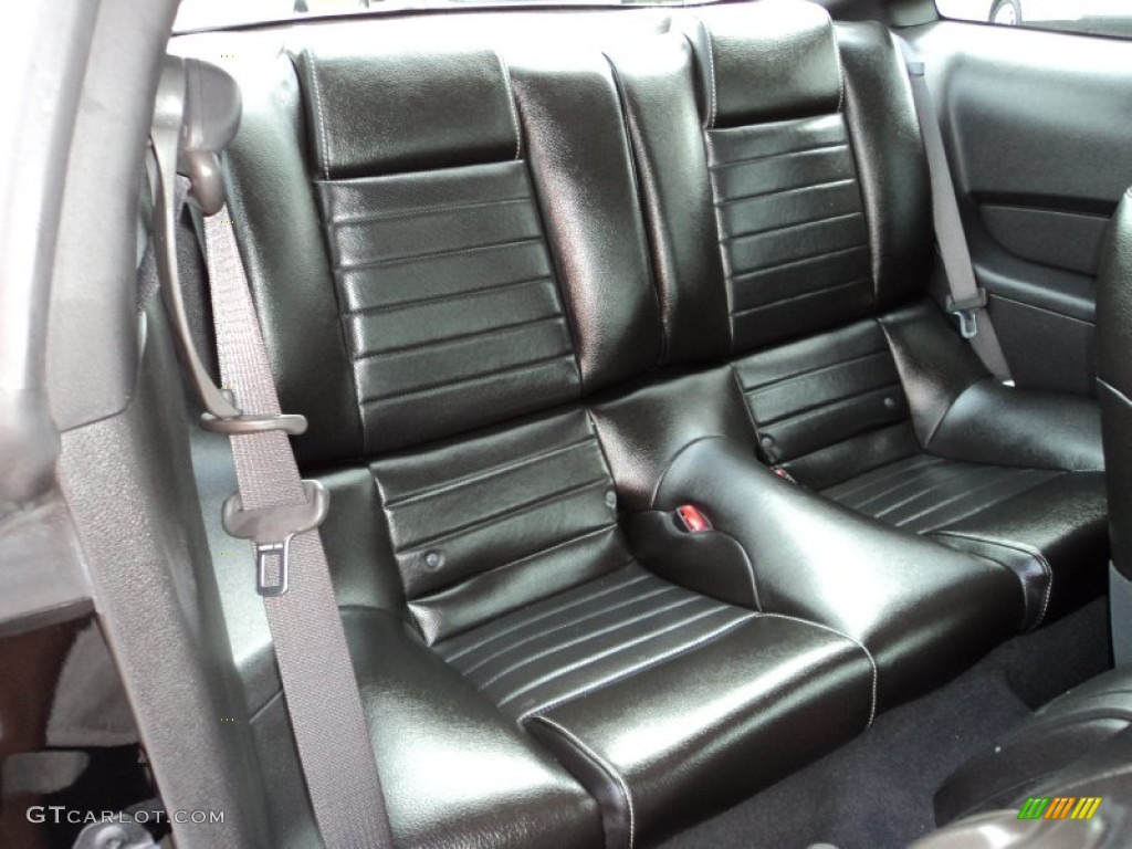 2010 Ford Mustang GT Premium Coupe Rear Seat Photo #85615738