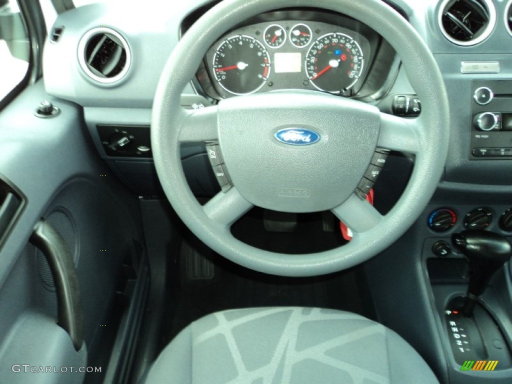 2012 Ford Transit Connect XLT Van Dark Grey Steering Wheel Photo #85616659